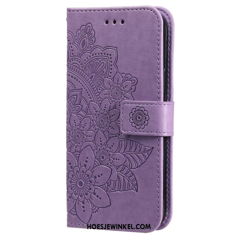 Leren Hoesje Oppo Reno 13 5g Mandala-print Met Bandje Bescherming Hoesje