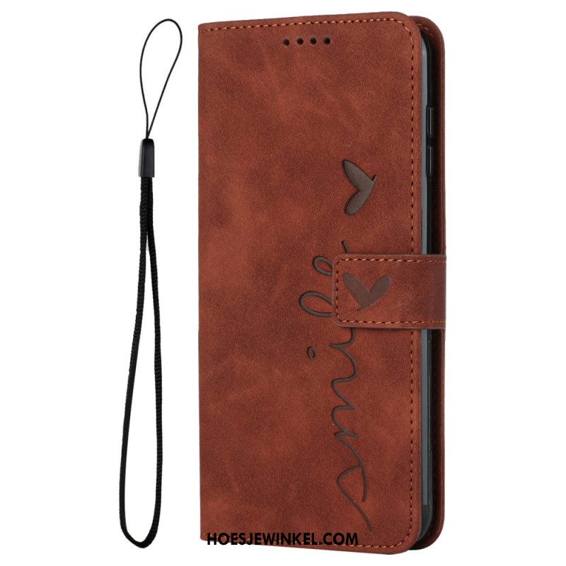 Leren Hoesje Oppo Reno 13 5g Smile