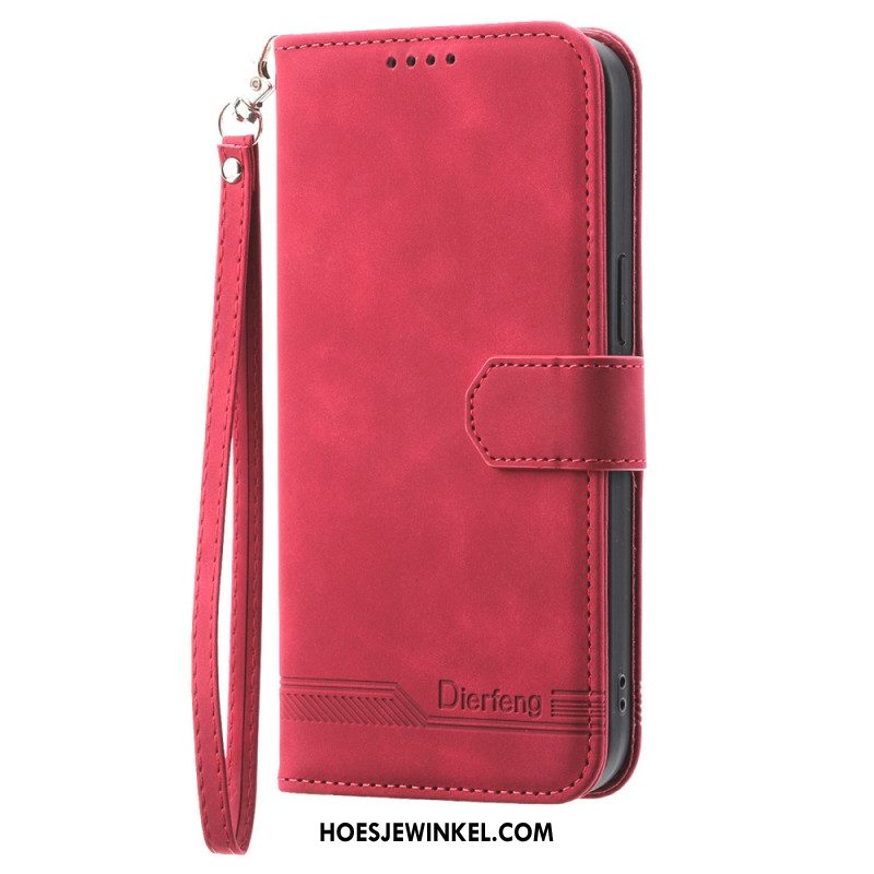 Leren Hoesje Oppo Reno 13f 4g / 5g / 13 Fs 5g Dierfeng Bescherming Hoesje