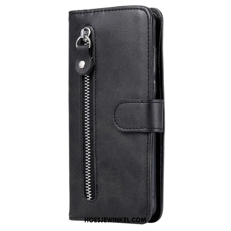 Leren Hoesje Oppo Reno 13f 4g / 5g / 13 Fs 5g Etui Met Rits Bescherming Hoesje