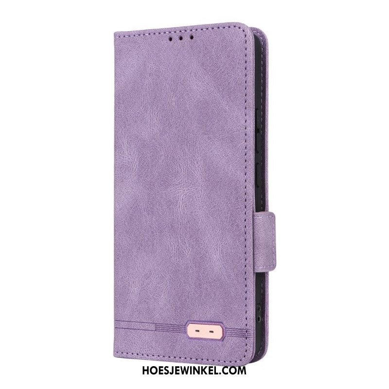 Leren Hoesje Oppo Reno 13f 4g / 5g / 13 Fs 5g Retro Design Bescherming Hoesje