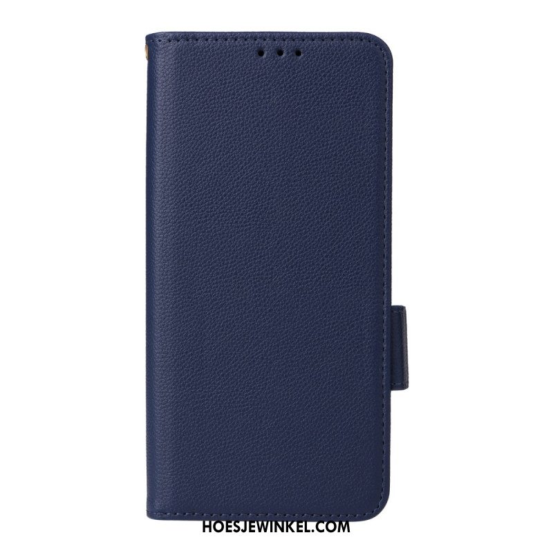 Leren Hoesje Oppo Reno 14 5g Gestructureerd Met Bandje Bescherming Hoesje