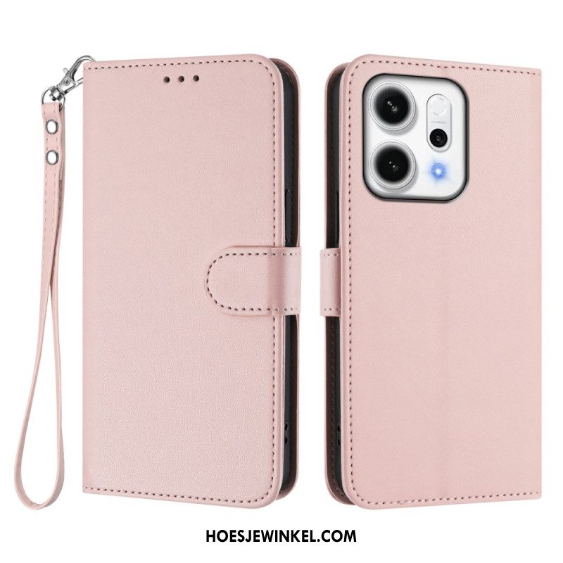 Leren Hoesje Oppo Reno 14 5g Monochroom