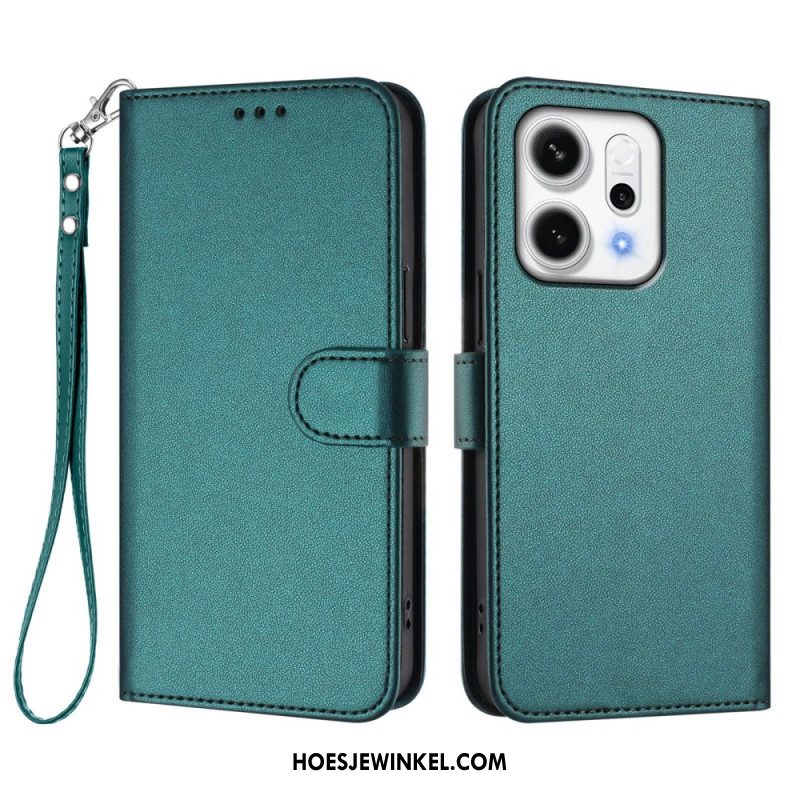 Leren Hoesje Oppo Reno 14 5g Monochroom