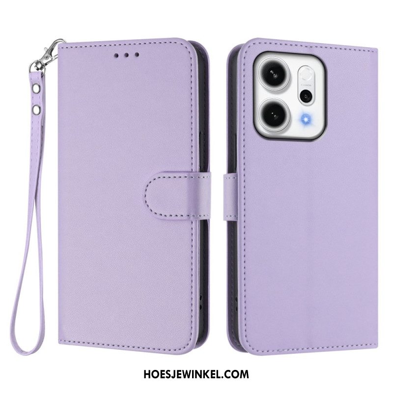 Leren Hoesje Oppo Reno 14 5g Monochroom