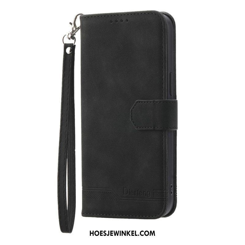 Leren Hoesje Oppo Reno 14 Pro 5g Dierfeng Bescherming Hoesje