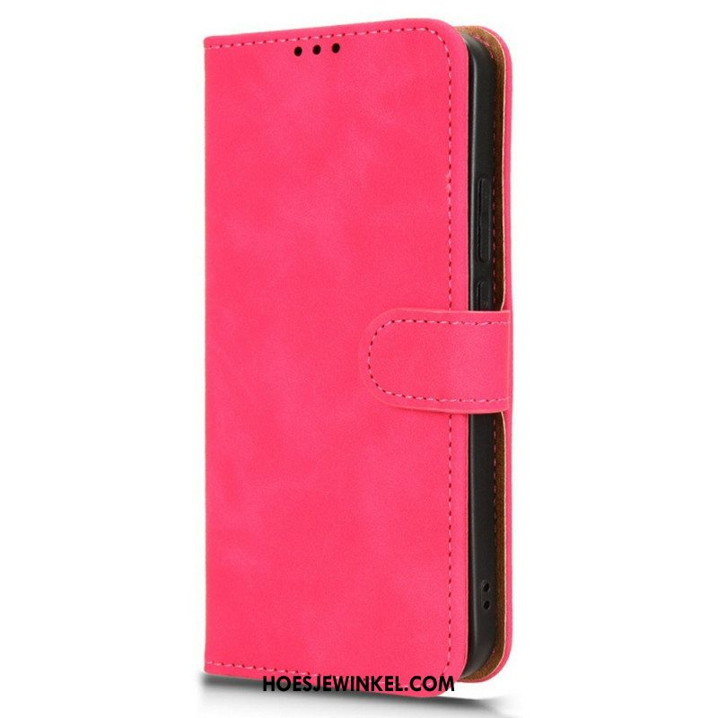 Leren Hoesje Oppo Reno 14 Pro 5g Suède-effect