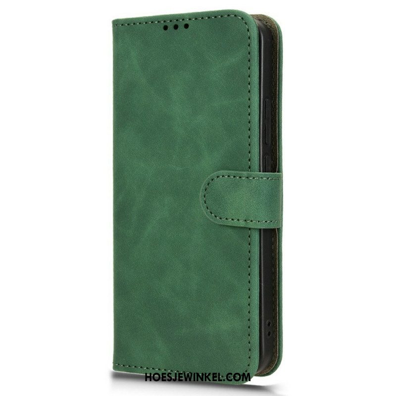 Leren Hoesje Oppo Reno 14 Pro 5g Suède-effect