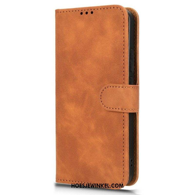 Leren Hoesje Oppo Reno 14 Pro 5g Suède-effect