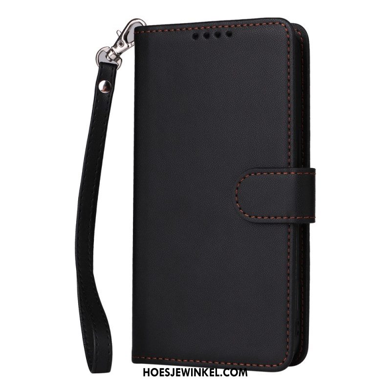 Leren Hoesje Samsung Galaxy A17 4g / 5g Afneembaar Hoesje Bescherming Hoesje