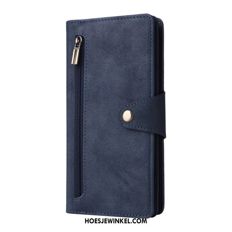 Leren Hoesje Samsung Galaxy A17 4g / 5g Stijlvolle Portemonnee Bescherming Hoesje