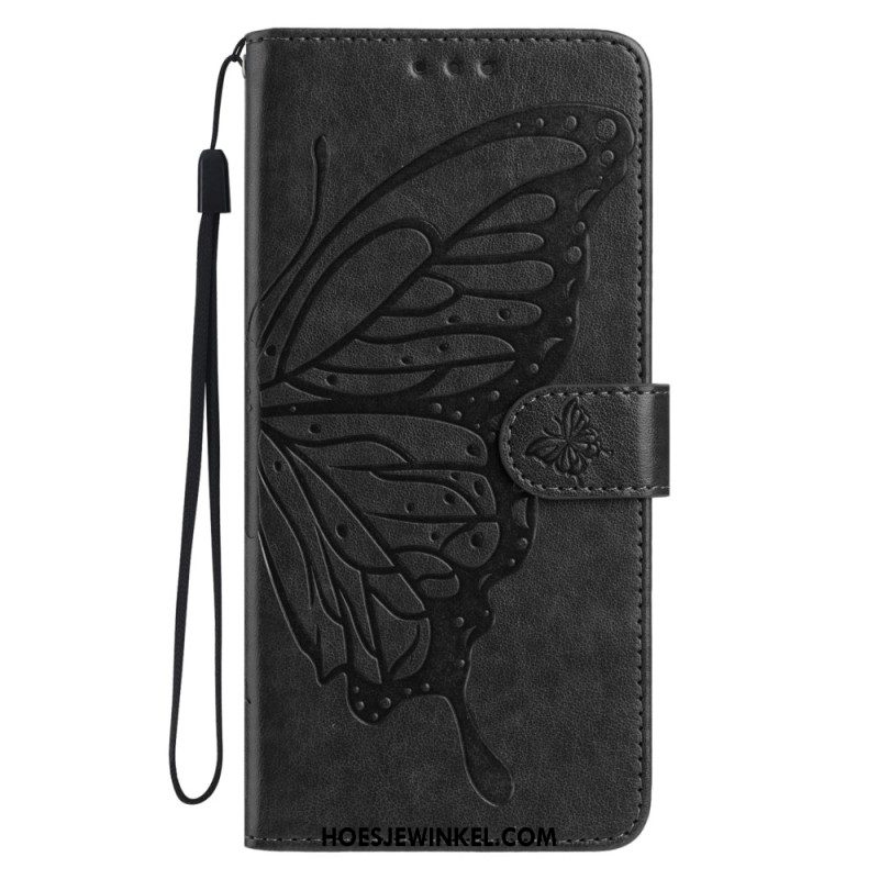 Leren Hoesje Samsung Galaxy A17 4g / 5g Vlinderdesign Bescherming Hoesje