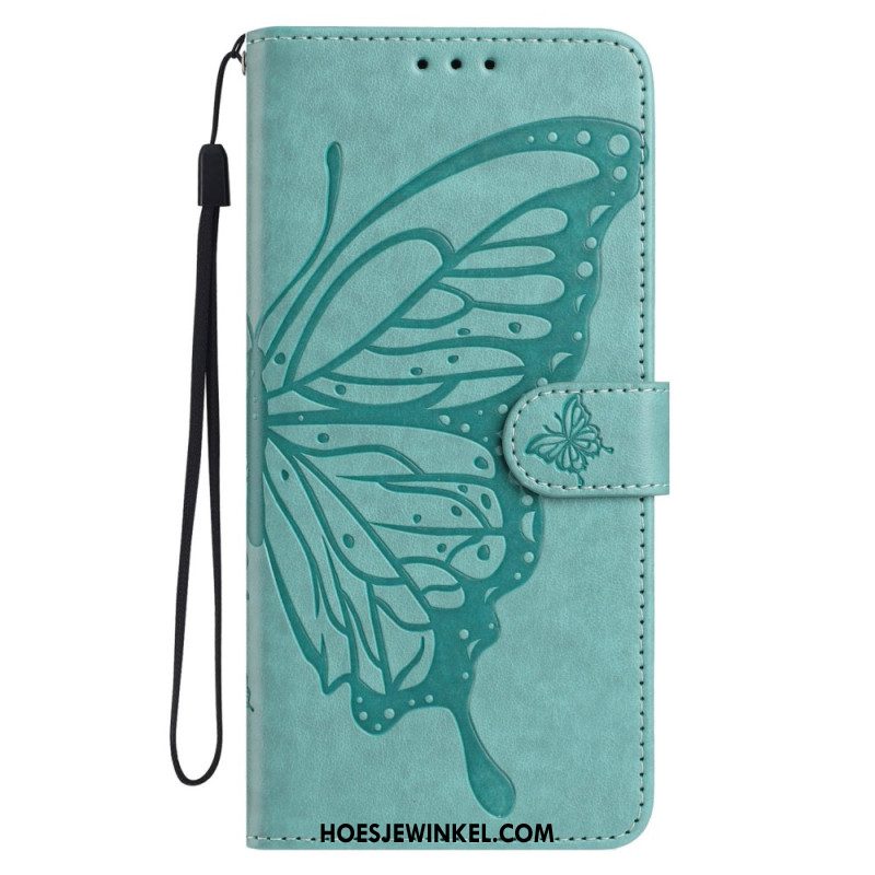 Leren Hoesje Samsung Galaxy A17 4g / 5g Vlinderdesign Bescherming Hoesje