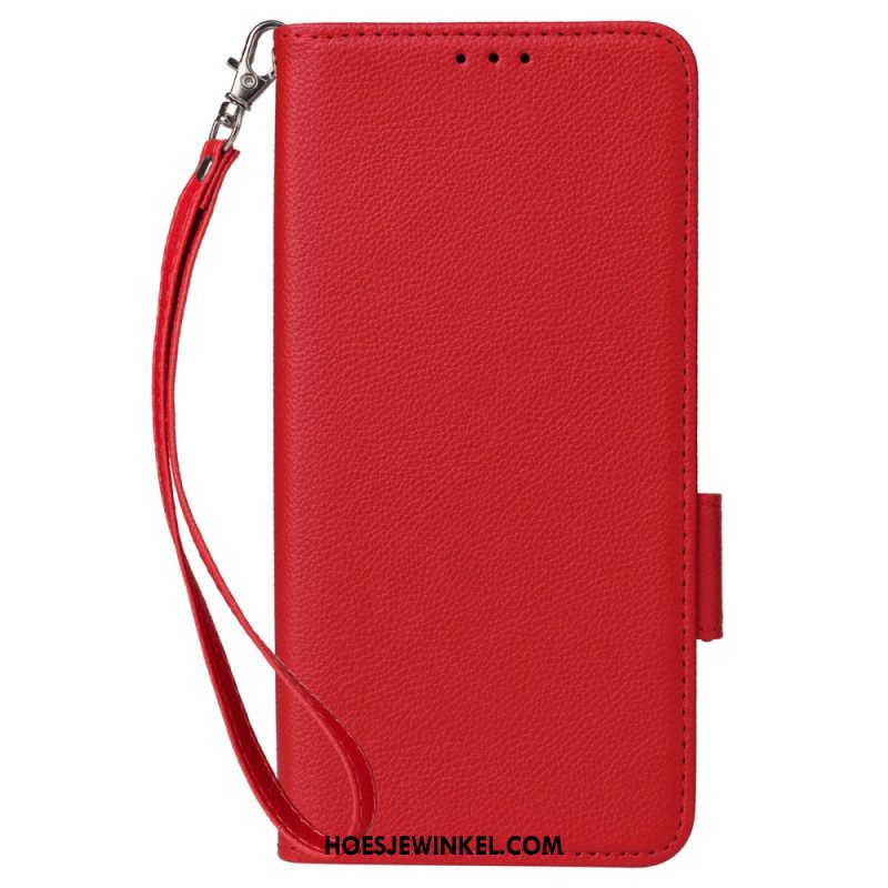 Leren Hoesje Samsung Galaxy M55 5g Finesse Met Riem