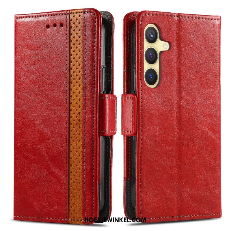 Leren Hoesje Samsung Galaxy S25 5g Caseneo Rfid Bescherming Bescherming Hoesje