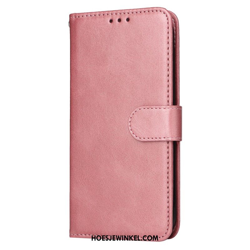 Leren Hoesje Samsung Galaxy S25 5g Edge Kalfsleertextuur Bescherming Hoesje