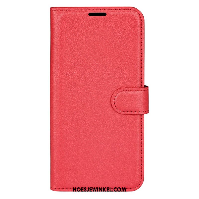 Leren Hoesje Samsung Galaxy S25 5g Edge Lychee Kunstleer Bescherming Hoesje