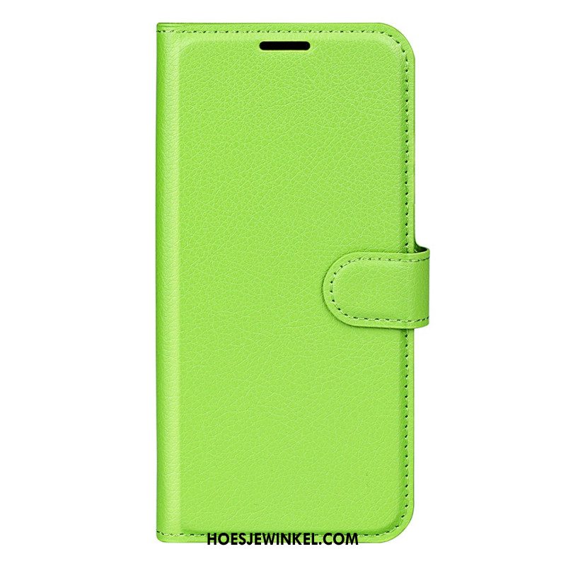 Leren Hoesje Samsung Galaxy S25 5g Edge Lychee Kunstleer Bescherming Hoesje