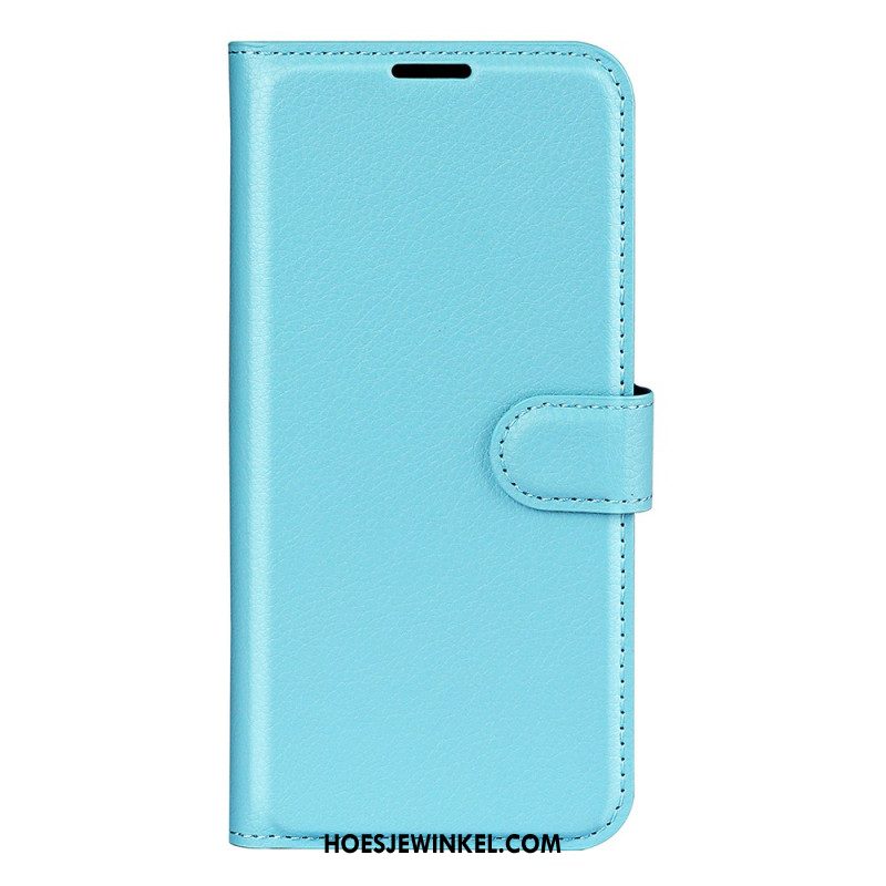 Leren Hoesje Samsung Galaxy S25 5g Edge Lychee Kunstleer Bescherming Hoesje