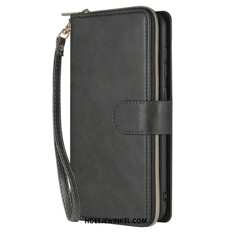 Leren Hoesje Samsung Galaxy S25 5g Edge Portemonnee En Etui Bescherming Hoesje