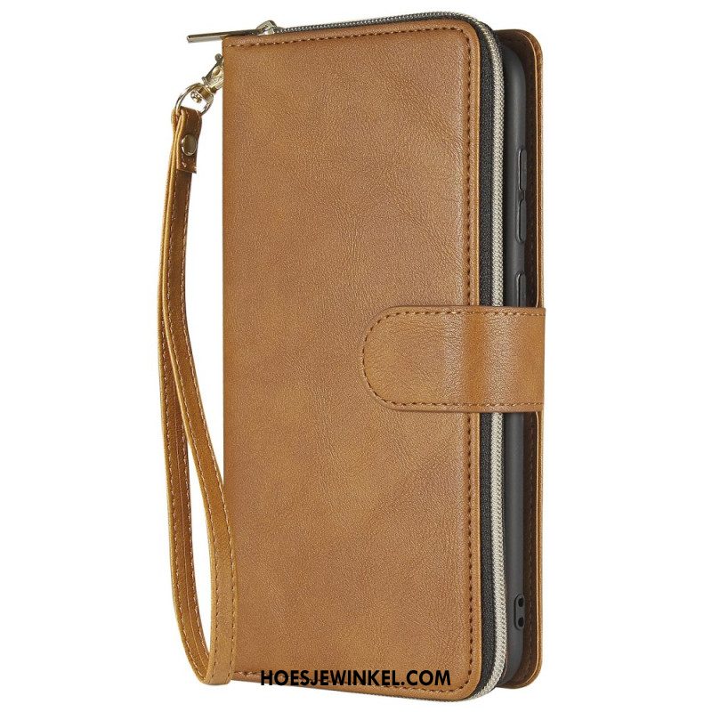 Leren Hoesje Samsung Galaxy S25 5g Edge Portemonnee En Etui Bescherming Hoesje