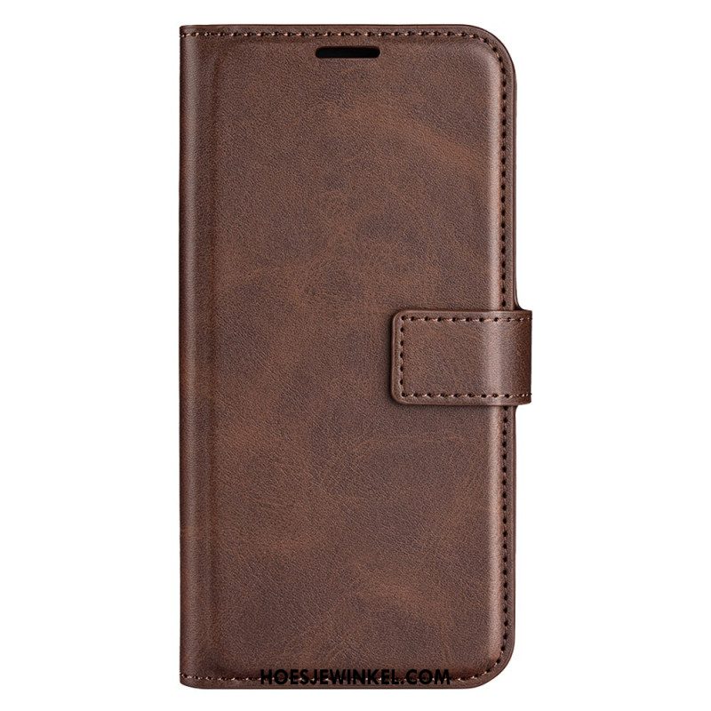 Leren Hoesje Samsung Galaxy S25 5g Leerstijl Bescherming Hoesje