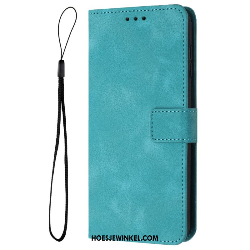 Leren Hoesje Samsung Galaxy S25 Fe Suède-effect Bescherming Hoesje