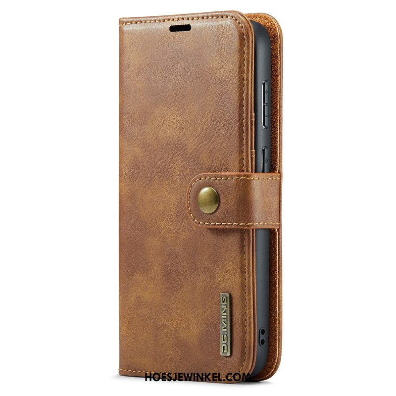 Leren Hoesje Samsung Galaxy S25 Plus 5g Afneembare Dg.ming-hoes Bescherming Hoesje