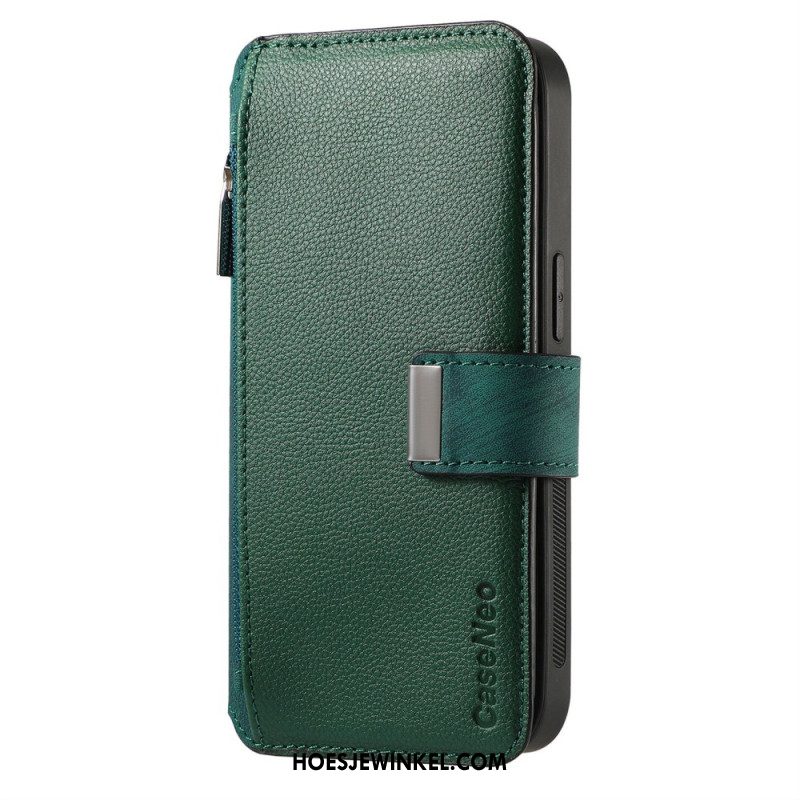 Leren Hoesje Samsung Galaxy S25 Plus 5g Caseneo Magnetisch Afneembare Kast Bescherming Hoesje