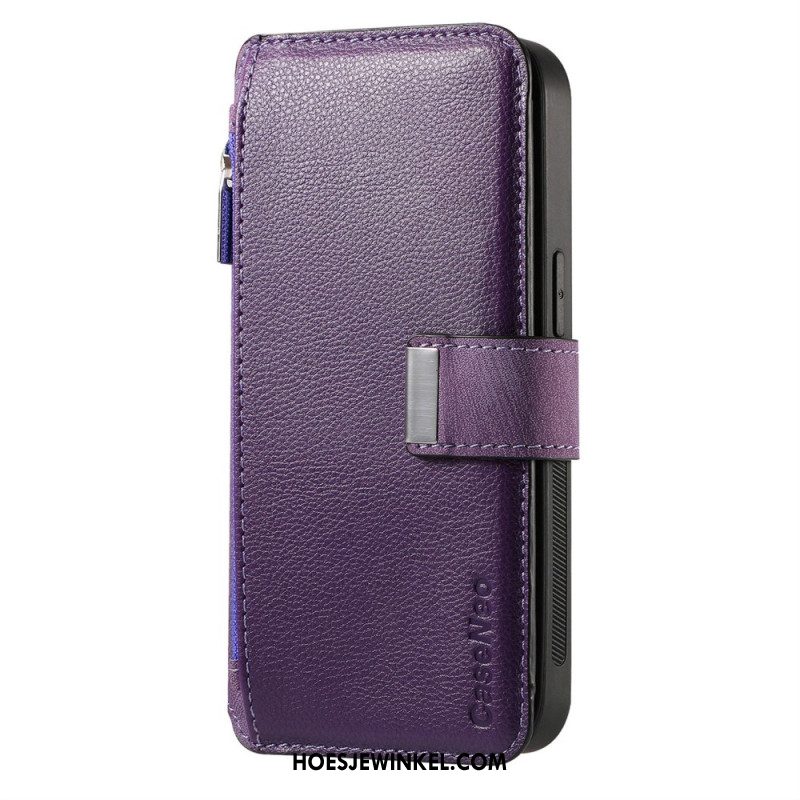 Leren Hoesje Samsung Galaxy S25 Plus 5g Caseneo Magnetisch Afneembare Kast Bescherming Hoesje