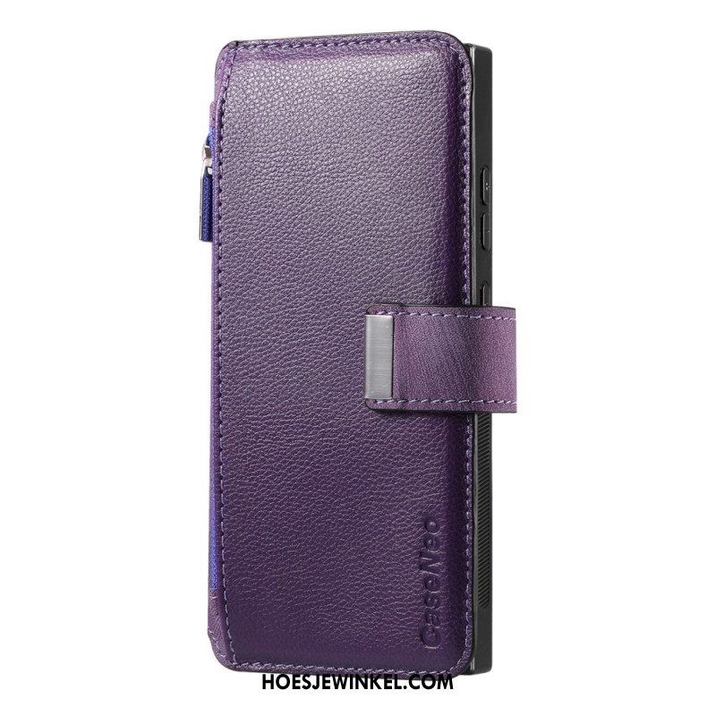 Leren Hoesje Samsung Galaxy S25 Ultra 5g Magnetische Hoes Afneembaar Bescherming Hoesje