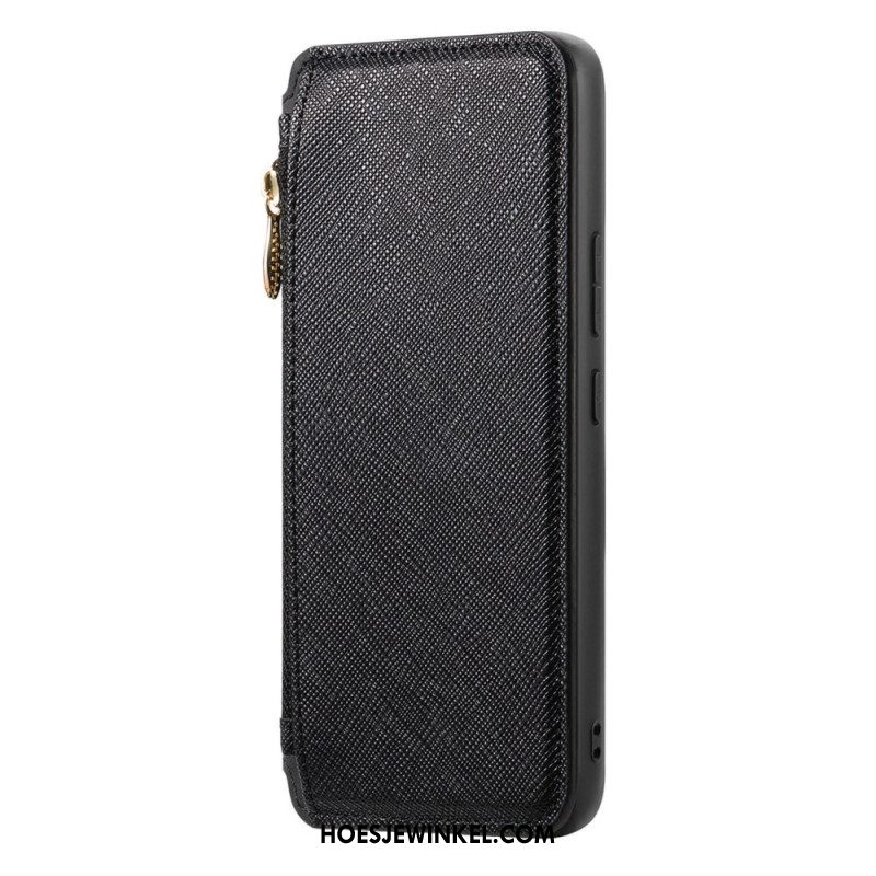 Leren Hoesje Samsung Galaxy S25 Ultra 5g Portemonnee En Afneembaar Hoesje Bescherming Hoesje