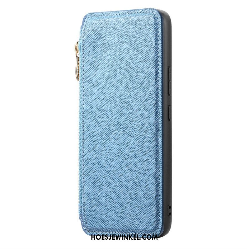 Leren Hoesje Samsung Galaxy S25 Ultra 5g Portemonnee En Afneembaar Hoesje Bescherming Hoesje
