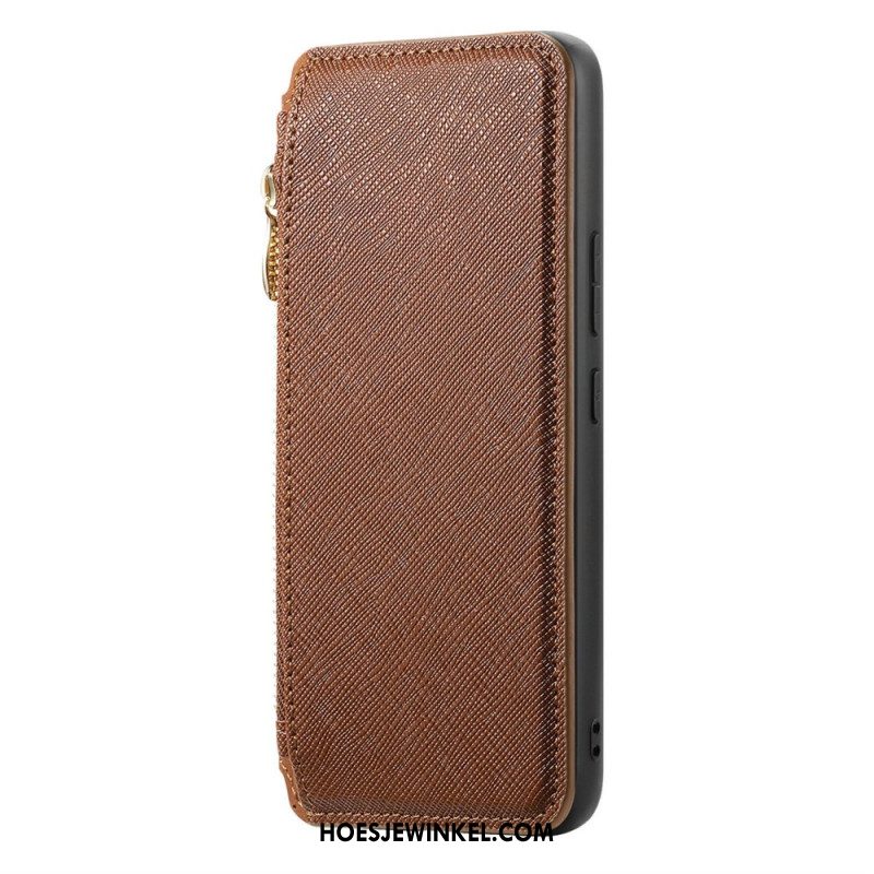 Leren Hoesje Samsung Galaxy S25 Ultra 5g Portemonnee En Afneembaar Hoesje Bescherming Hoesje