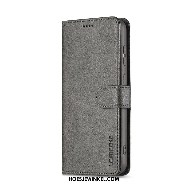 Leren Hoesje Samsung Galaxy S26 Leertextuur Lc.imeeke Bescherming Hoesje