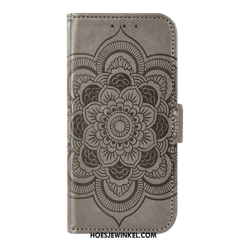 Leren Hoesje Samsung Galaxy S26 Pioenroospatroon