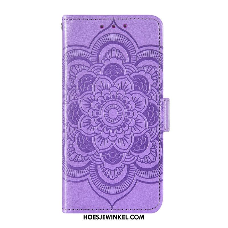 Leren Hoesje Samsung Galaxy S26 Pioenroospatroon
