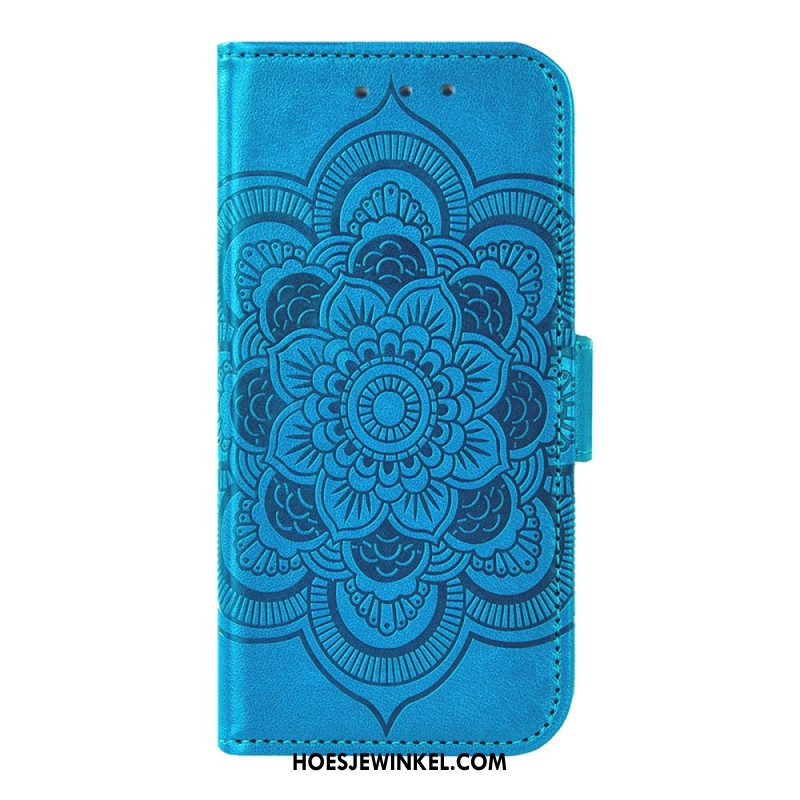 Leren Hoesje Samsung Galaxy S26 Pioenroospatroon
