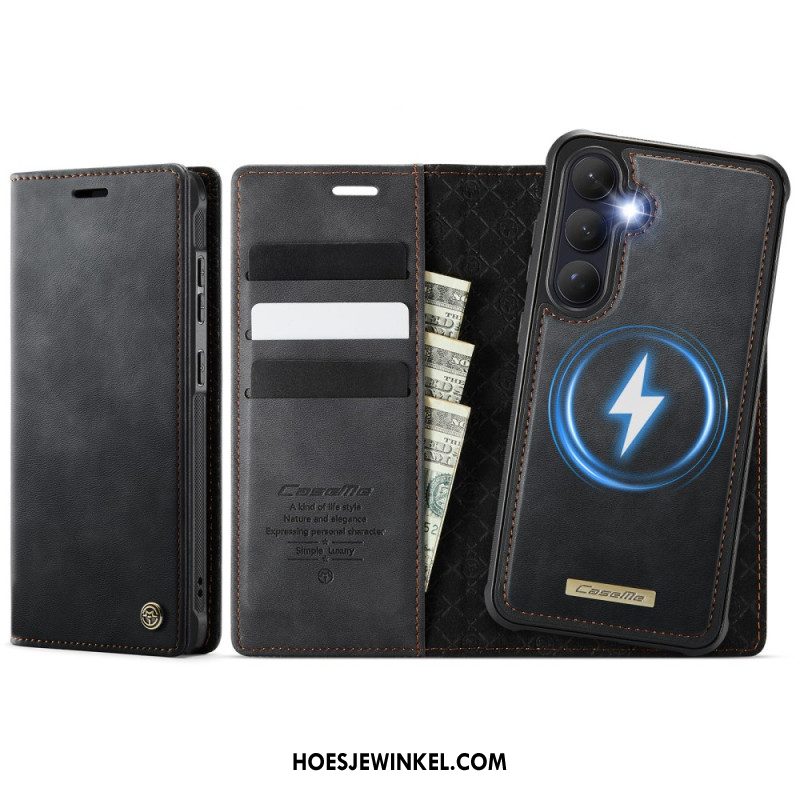 Leren Hoesje Samsung Galaxy S26 Plus Afneembare Hoes Caseme