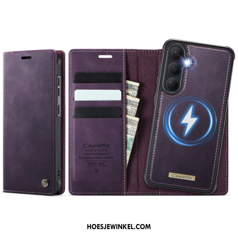 Leren Hoesje Samsung Galaxy S26 Plus Afneembare Hoes Caseme