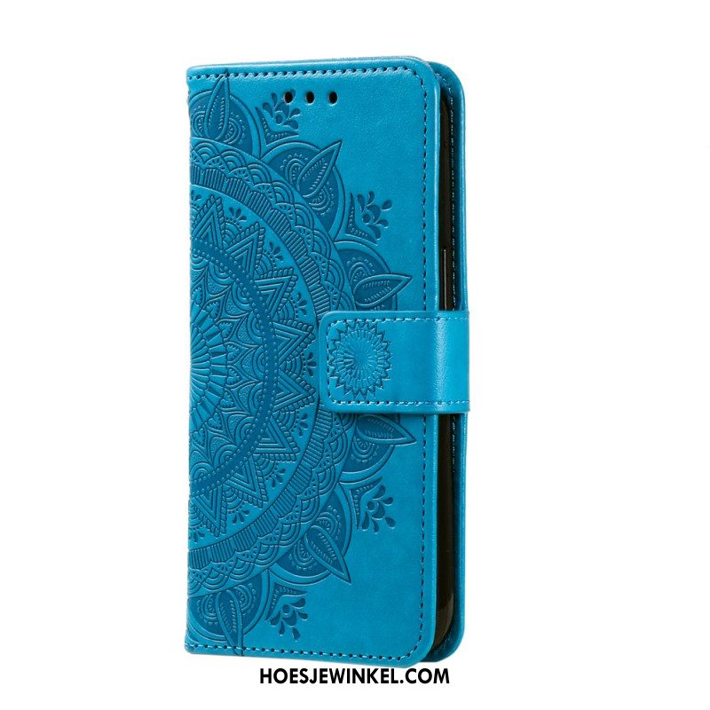 Leren Hoesje Samsung Galaxy S26 Plus Mandala Zon Bescherming Hoesje