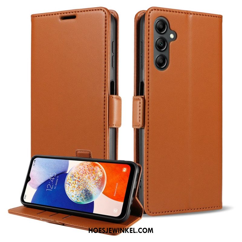 Leren Hoesje Samsung Galaxy S26 Plus Rfid-blokkering Bescherming Hoesje