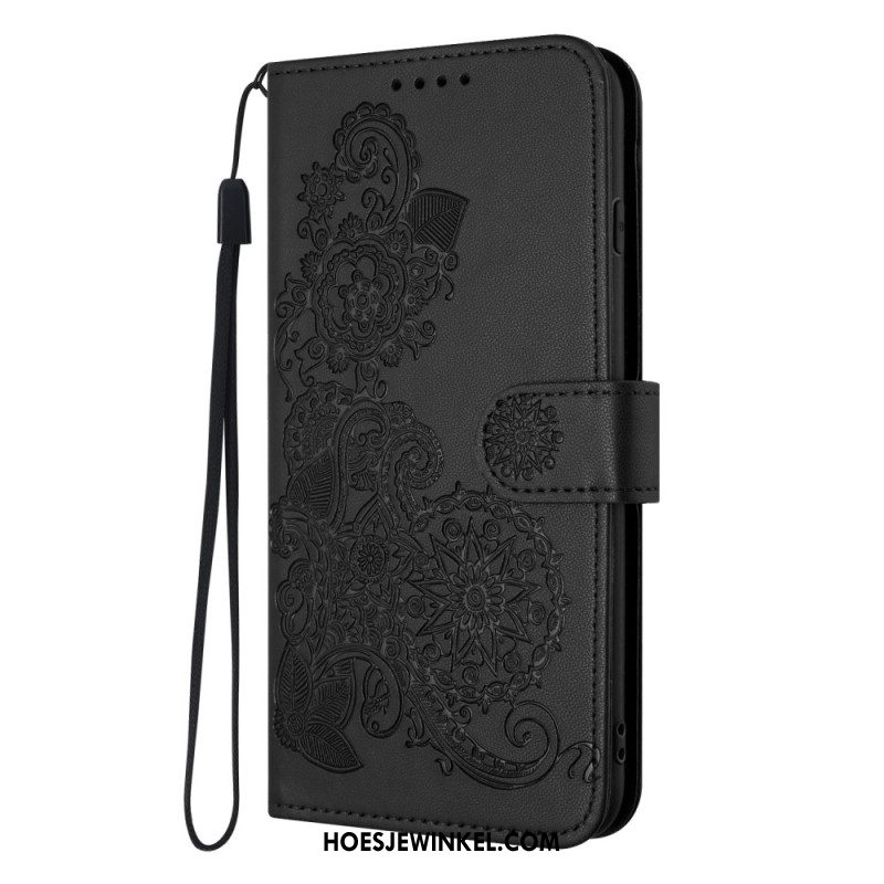 Leren Hoesje Samsung Galaxy S26 Ultra Kanten Mandala