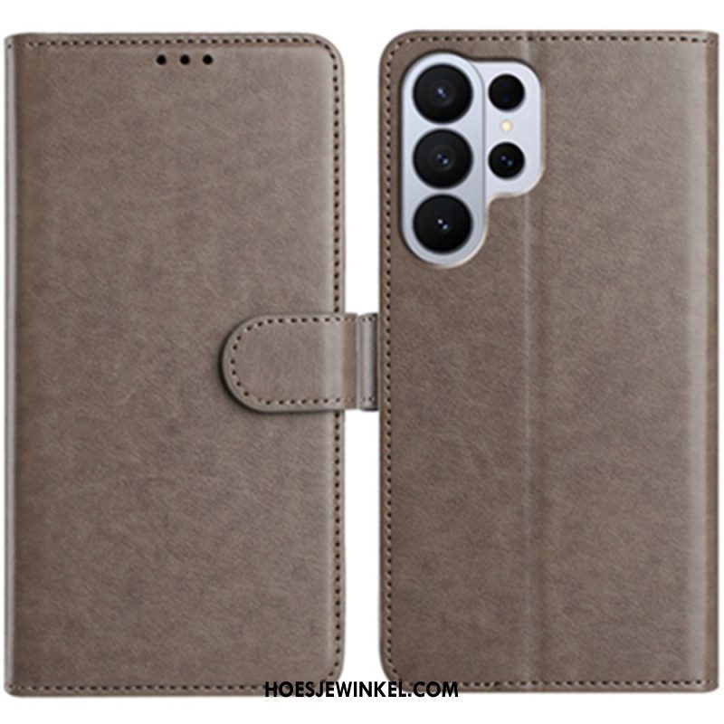 Leren Hoesje Samsung Galaxy S26 Ultra Kunstleer Met 8 Kaartsleuven