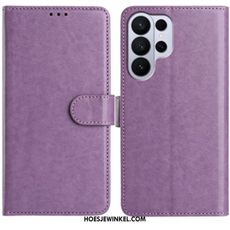 Leren Hoesje Samsung Galaxy S26 Ultra Kunstleer Met 8 Kaartsleuven