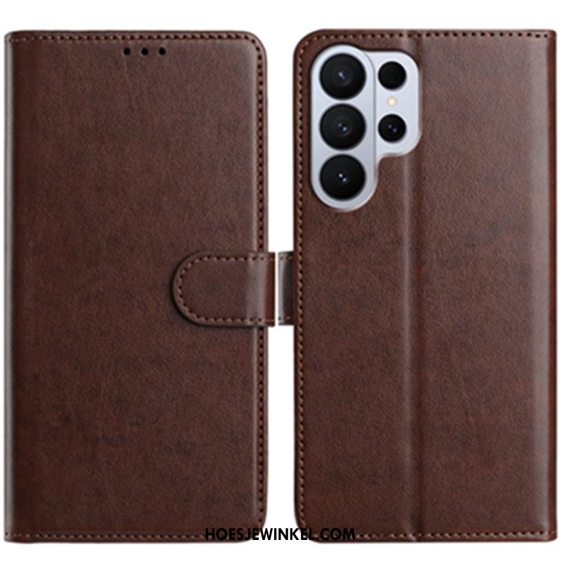 Leren Hoesje Samsung Galaxy S26 Ultra Kunstleer Met 8 Kaartsleuven