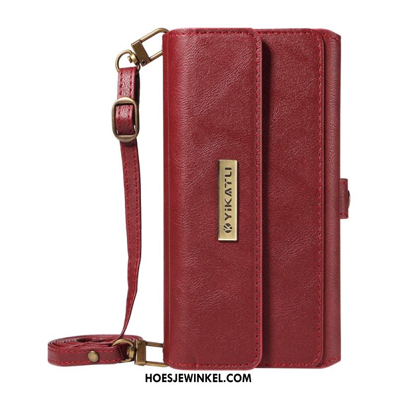 Leren Hoesje Samsung Galaxy S26 Vintage Yikatu Design