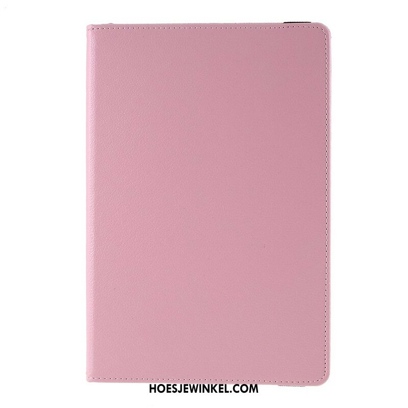 Leren Hoesje Samsung Galaxy Tab S10 Fe Draaibare Kunstleren Lychee Bescherming Hoesje