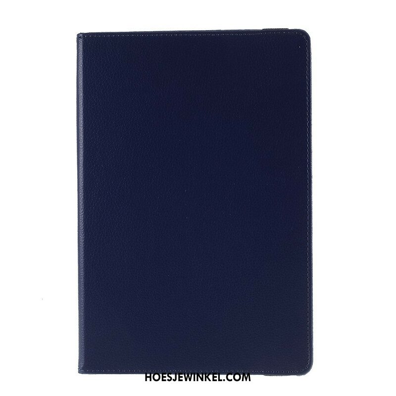 Leren Hoesje Samsung Galaxy Tab S10 Fe Draaibare Kunstleren Lychee Bescherming Hoesje