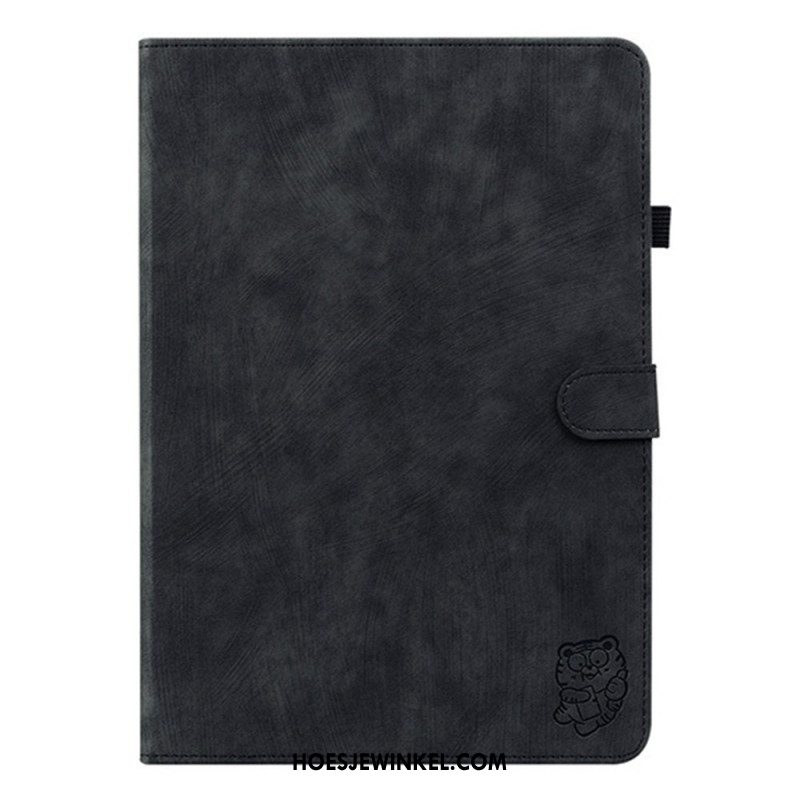 Leren Hoesje Samsung Galaxy Tab S11 Vintage Suède-effect Bescherming Hoesje